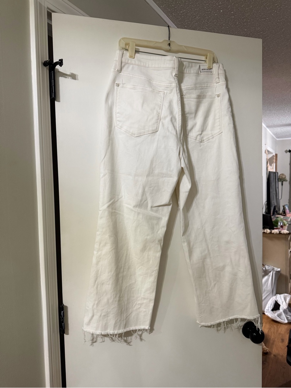 White High-Rise Wide Leg Jeans - Judy Blues